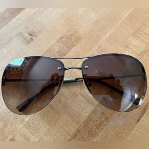 Prada Linea Rossa SPS 50R Aviator Sunglasses